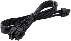 ATX CPU 8 Pin Male to Dual PCIe 2X 8 Pin (6+2) Male Power Cable, Modular PSU Power Adapter for Corsair, Graphics Video Card Power Cord, 25 inch+9 inch (63cm+23cm) ATX CPU 8 Pin Male to Dual PCIe 2X 8 Pin (6+2) Male Power Cable, Modular PSU Power Adapter for Corsair, Graphics Video Card Power Cord, 25 inch+9 inch (63cm+23cm)