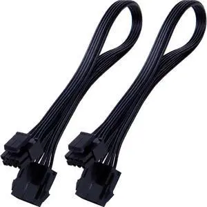 ATX CPU 8 Pin Power Extension Cable 12 Inches, 8 Pin Female to 8(4+4) Pin Male EPS CPU Power Cord, Not PCI-e VGA, for Motherboard, 2 Pack ATX CPU 8 Pin Power Extension Cable 12 Inches, 8 Pin Female to 8(4+4) Pin Male EPS CPU Power Cord, Not PCI-e VGA, for Motherboard, 2 Pack