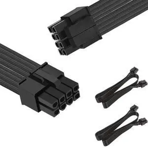 CPU Power Cable for Corsair Modular PSU, CPU 8 Pin Male to CPU 8 Pin (4+4 Detachable) Male EPS 12V Motherboard Power Cord, Not PCIe / GPU VGA Cable CPU Power Cable for Corsair Modular PSU, CPU 8 Pin Male to CPU 8 Pin (4+4 Detachable) Male EPS 12V Motherboard Power Cord, Not PCIe / GPU VGA Cable