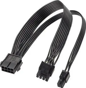 EPS12V CPU 8 Pin Female to CPU ATX 8Pin (4+4) & ATX 4 Pin Male Power Cable, 10.8 Inch Motherboard EPS 12V Power Adapter Cord EPS12V CPU 8 Pin Female to CPU ATX 8Pin (4+4) & ATX 4 Pin Male Power Cable, 10.8 Inch Motherboard EPS 12V Power Adapter Cord