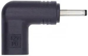 90 Degree Angled USB-C Female to DC 12V 3.0x1.1mm Plug PD Trigger Adapter, USB 3.1 Type-C PD Emulator Power Supply Connector 90 Degree Angled USB-C Female to DC 12V 3.0x1.1mm Plug PD Trigger Adapter, USB 3.1 Type-C PD Emulator Power Supply Connector