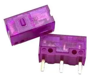 2Pcs Purple Dot Micro Switch, 3 Pin 0.7N Actuation Force Micro Button Switches, Replacement Microswitches for Gaming Mouse, Mouse Repair Parts 2Pcs Purple Dot Micro Switch, 3 Pin 0.7N Actuation Force Micro Button Switches, Replacement Microswitches for Gaming Mouse, Mouse Repair Parts