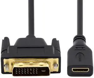 20cm Type-C to DVI 24+1 Cable, Mini HDMI 1.4 4K Male to Female Extension Cord, UHD Video Converter Cable for Computer, HDTV, Graphics Card, Display Monitor, Black 20cm Type-C to DVI 24+1 Cable, Mini HDMI 1.4 4K Male to Female Extension Cord, UHD Video Converter Cable for Computer, HDTV, Graphics Card, Display Monitor, Black