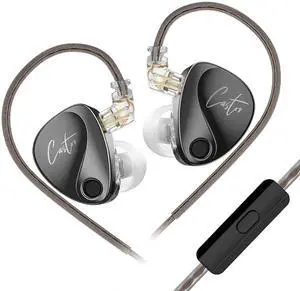 Castor In Ear Monitor, HiFi Improved Bass In Ear Headphones, Dual-Dynamic Driver Gaming Earbuds, 2PIN-C Detachable Cable Wired IEM Earphones Castor In Ear Monitor, HiFi Improved Bass In Ear Headphones, Dual-Dynamic Driver Gaming Earbuds, 2PIN-C Detachable Cable Wired IEM Earphones