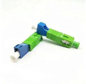 5PCS SC APC to LC UPC Fiber Optic Adapter, SC-LC Single Mode Fiber Coupler, Male to Female Hybrid Optical Fiber Connector Adapter 5PCS SC APC to LC UPC Fiber Optic Adapter, SC-LC Single Mode Fiber Coupler, Male to Female Hybrid Optical Fiber Connector Adapter