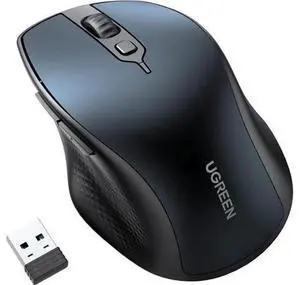 Blue Ergonomic Wireless Mouse, Dual Mode Bluetooth 5.0 & 2.4G Cordless Mouse with USB Receiver, 5 Buttons Silent Mice, Adjustable 1000/1600/2000/4000 DPI for Laptop PC Desktop MacBook Chromebook Blue Ergonomic Wireless Mouse, Dual Mode Bluetooth 5.0 & 2.4G Cordless Mouse with USB Receiver, 5 Buttons Silent Mice, Adjustable 1000/1600/2000/4000 DPI for Laptop PC Desktop MacBook Chromebook