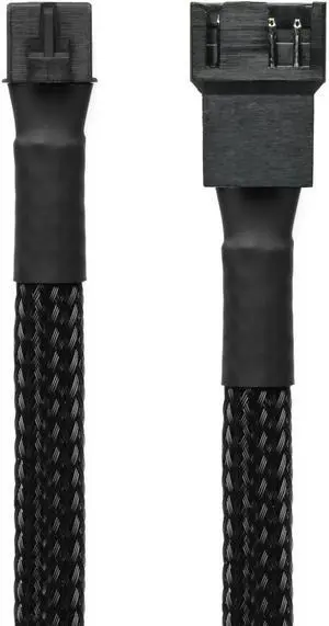 4-Pin PWM GPU Fan Adapter Cable 15cm/6 Inch, Black Sleeved 4Pin PWM Fan Converter Wire for EVGA RTX 3000 Series Graphics Cards 4-Pin PWM GPU Fan Adapter Cable 15cm/6 Inch, Black Sleeved 4Pin PWM Fan Converter Wire for EVGA RTX 3000 Series Graphics Cards