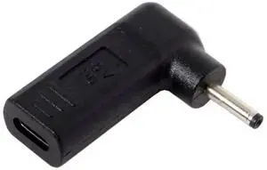 90 Degree Angled USB 3.1 Type-C Female to DC 20V 3.0x1.1mm Plug PD Trigger Emulator Adapter, USB-C PD to DC 3.0*1.1mm Power Converter for Notebook & DC Equipment 90 Degree Angled USB 3.1 Type-C Female to DC 20V 3.0x1.1mm Plug PD Trigger Emulator Adapter, USB-C PD to DC 3.0*1.1mm Power Converter for Notebook & DC Equipment