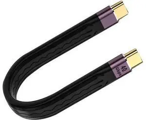 5.11 Inch Short USB4 Cable, USB Type-C Male to Male 40Gbps Data Transfer Cable, 100W PD Fast Charging Cord, Compatible with All Type-C Devices, Limited Time Offer 5.11 Inch Short USB4 Cable, USB Type-C Male to Male 40Gbps Data Transfer Cable, 100W PD Fast Charging Cord, Compatible with All Type-C Devices, Limited Time Offer