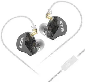 CRA In Ear Monitor Earphones, Ultra-Thin Diaphragm Dynamic Driver IEM, Wired HiFi Earbuds with Mic, Clear Sound & Deep Bass, Detachable Tangle-Free Cable for Music, Gaming and Stage Monitoring CRA In Ear Monitor Earphones, Ultra-Thin Diaphragm Dynamic Driver IEM, Wired HiFi Earbuds with Mic, Clear Sound & Deep Bass, Detachable Tangle-Free Cable for Music, Gaming and Stage Monitoring