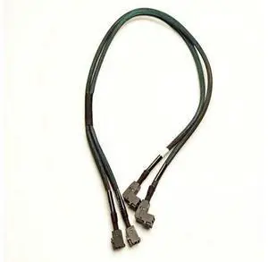 Mini SAS HD SFF-8643 RAID Cable PN 8T05V / CN-08T05V, A1 B1 Dual SAS Cable for Dell PowerEdge R730XD Server, Connect PERC H730P RAID Controller to 24-Bay Hard Drive Backplane Mini SAS HD SFF-8643 RAID Cable PN 8T05V / CN-08T05V, A1 B1 Dual SAS Cable for Dell PowerEdge R730XD Server, Connect PERC H730P RAID Controller to 24-Bay Hard Drive Backplane