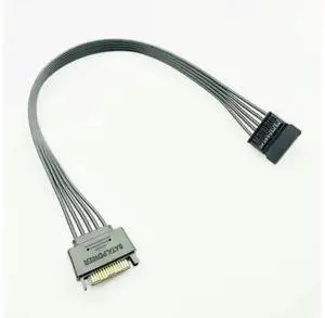 OIAGLH 30CM Black Single Sleeved SATA 15Pin Male to Female Power Extension Cable, SATA Power Extension Cord for HDD, SSD, Hard Drive, Desktop PC Internal Power Supply Connection OIAGLH 30CM Black Single Sleeved SATA 15Pin Male to Female Power Extension Cable, SATA Power Extension Cord for HDD, SSD, Hard Drive, Desktop PC Internal Power Supply Connection