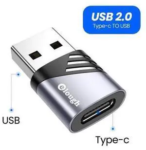 USB A to USB C Adapter, 3A Fast Charging & OTG Converter, USB Type-C Female to USB Male Connector, Support OTG Data Sync for MacBook, Poco, Android Smartphones and USB Peripherals USB A to USB C Adapter, 3A Fast Charging & OTG Converter, USB Type-C Female to USB Male Connector, Support OTG Data Sync for MacBook, Poco, Android Smartphones and USB Peripherals