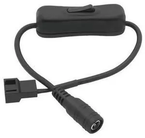 DC5521 to 4 Pin PWM Fan Power Cable, DC 5.5x2.1mm Male to 4Pin Fan Adapter Cord for Computer CPU Cooler, Router Fan, Fan Speed Control Switch DC5521 to 4 Pin PWM Fan Power Cable, DC 5.5x2.1mm Male to 4Pin Fan Adapter Cord for Computer CPU Cooler, Router Fan, Fan Speed Control Switch