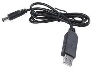 1M USB to DC Power Cable, 5V to 12V Step-Up Converter Module, 5.5x2.1mm DC Barrel Male Plug Jack, USB A to DC Power Supply Cord 1M USB to DC Power Cable, 5V to 12V Step-Up Converter Module, 5.5x2.1mm DC Barrel Male Plug Jack, USB A to DC Power Supply Cord