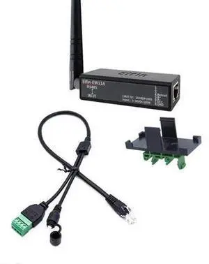 HF Elfin-EW11A-0 Whole Set RS485 to WiFi Serial Server, RJ45 Wireless Networking Module with Modbus TCP/IP Function, Supports STA/AP Mode for Industrial Serial Communication HF Elfin-EW11A-0 Whole Set RS485 to WiFi Serial Server, RJ45 Wireless Networking Module with Modbus TCP/IP Function, Supports STA/AP Mode for Industrial Serial Communication