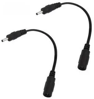 DC Power Adapter Cable 5.5x2.1mm Female to 3.0x1.1mm Male Plug Connector, DC Barrel Jack Converter Cable for Electronic Devices, Pack of 2 Pieces DC Power Conversion Cord DC Power Adapter Cable 5.5x2.1mm Female to 3.0x1.1mm Male Plug Connector, DC Barrel Jack Converter Cable for Electronic Devices, Pack of 2 Pieces DC Power Conversion Cord