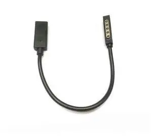 USB-C Female to Microsoft Surface Pro 1/2 / Surface RT Charging Adapter Cable, Type C Female to Surface Power Supply Charger Cord, PD Charging Converter for Surface Pro 1, Pro 2, Surface RT USB-C Female to Microsoft Surface Pro 1/2 / Surface RT Charging Adapter Cable, Type C Female to Surface Power Supply Charger Cord, PD Charging Converter for Surface Pro 1, Pro 2, Surface RT
