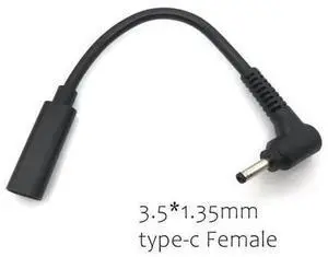USB C Female to DC 3.5x1.35mm Male PD Power Adapter Cable, Type-C PD Trigger Converter for Avita, Axioo, Acer Mini Laptop, Router, CCTV Camera, LED Light, Convert USB-C PD Charger to 3.5*1.35mmDC Plug USB C Female to DC 3.5x1.35mm Male PD Power Adapter Cable, Type-C PD Trigger Converter for Avita, Axioo, Acer Mini Laptop, Router, CCTV Camera, LED Light, Convert USB-C PD Charger to 3.5*1.35mmDC Plug