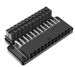 ATX 24Pin to 24Pin 90 Degree Power Adapter, Motherboard Mainboard Angled Power Connector for Desktop PC, Compatible with Modular & Non-Modular Power Supply Cable Wiring ATX 24Pin to 24Pin 90 Degree Power Adapter, Motherboard Mainboard Angled Power Connector for Desktop PC, Compatible with Modular & Non-Modular Power Supply Cable Wiring