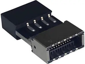 USB 2.0 9Pin to USB 3.2 Gen1 Type-E Header Adapter, Motherboard Front Panel Connector Converter, Internal USB 2.0 9-Pin Header to USB-C Type-E Adapter for PC Case Front Panel USB 2.0 9Pin to USB 3.2 Gen1 Type-E Header Adapter, Motherboard Front Panel Connector Converter, Internal USB 2.0 9-Pin Header to USB-C Type-E Adapter for PC Case Front Panel