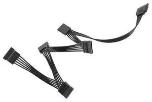 15Pin SATA Power Splitter Extension Cable, SATA 1 Male to 5 Female Hard Drive Power Supply Adapter Cord, Internal SATA Power Splitter Wire for 2.5" 3.5" HDD SSD Optical Drive, Desktop DIY PC and Serve 15Pin SATA Power Splitter Extension Cable, SATA 1 Male to 5 Female Hard Drive Power Supply Adapter Cord, Internal SATA Power Splitter Wire for 2.5" 3.5" HDD SSD Optical Drive, Desktop DIY PC and Serve