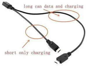 1PCS Micro USB 2.0 Y Splitter Cable, 1 Female to 2 Male Micro USB Charging & Data Sync Extension Cord, Dual Micro USB Male Adapter Wire for Mobile Phones, Wired Micro USB Devices Power and Data Transf 1PCS Micro USB 2.0 Y Splitter Cable, 1 Female to 2 Male Micro USB Charging & Data Sync Extension Cord, Dual Micro USB Male Adapter Wire for Mobile Phones, Wired Micro USB Devices Power and Data Transf