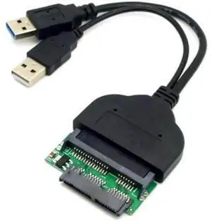1 Set USB 3.0 to SATA 22Pin & SATA to Micro SATA Adapter Kit for 1.8" & 2.5" HDD SSD, Comes with Extra USB Power Cable, Hard Drive Converter Board U3-067/SA-076 1 Set USB 3.0 to SATA 22Pin & SATA to Micro SATA Adapter Kit for 1.8" & 2.5" HDD SSD, Comes with Extra USB Power Cable, Hard Drive Converter Board U3-067/SA-076