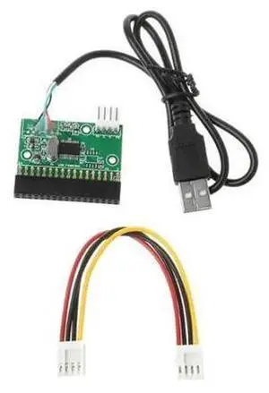USB to 34Pin Floppy Drive Adapter PCB Board, USB to 3.5 Inch 1.44MB Floppy Disk Drive Converter Cable, USB Emulator Replacement for Old 34Pin FDD Floppy Drive Interface USB to 34Pin Floppy Drive Adapter PCB Board, USB to 3.5 Inch 1.44MB Floppy Disk Drive Converter Cable, USB Emulator Replacement for Old 34Pin FDD Floppy Drive Interface