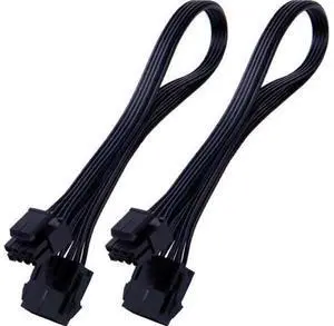 ATX CPU 8 Pin Power Extension Cable, 12 Inches, 2 Pack, CPU 8Pin Female to 8(4+4)Pin Male EPS Extension Cord for Motherboard CPU Power, Clearly Distinguished from PCIe VGA Graphics Card Cable ATX CPU 8 Pin Power Extension Cable, 12 Inches, 2 Pack, CPU 8Pin Female to 8(4+4)Pin Male EPS Extension Cord for Motherboard CPU Power, Clearly Distinguished from PCIe VGA Graphics Card Cable