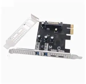 USB 3.2 Gen1 5Gbps PCI-E Expansion Card, PCI Express USB Hub Adapter with 2 USB-A Ports & 2 Type-C Ports, PCIe USB 3.0 Expansion Board for Desktop PC Windows Linux USB 3.2 Gen1 5Gbps PCI-E Expansion Card, PCI Express USB Hub Adapter with 2 USB-A Ports & 2 Type-C Ports, PCIe USB 3.0 Expansion Board for Desktop PC Windows Linux