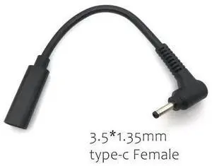 USB C Female to 3.5x1.35mm Male DC Power Adapter Cable, PD Trigger Type-C to DC 3.5*1.35 Converter Cord, Type-C PD Power Connector for Laptops, CCTV Cameras, Electronic Equipment USB C Female to 3.5x1.35mm Male DC Power Adapter Cable, PD Trigger Type-C to DC 3.5*1.35 Converter Cord, Type-C PD Power Connector for Laptops, CCTV Cameras, Electronic Equipment
