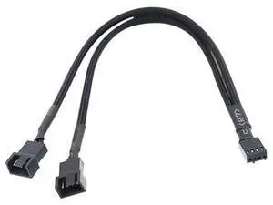 4 Pin PWM Y Splitter Fan Cable, 4Pin Female to Dual 3/4Pin Male Fan Extension Adapter Cord, PWM Fan Splitter for Motherboard CPU Fan, PC Case Cooling Fan, Computer Chassis Cooling Accessory 4 Pin PWM Y Splitter Fan Cable, 4Pin Female to Dual 3/4Pin Male Fan Extension Adapter Cord, PWM Fan Splitter for Motherboard CPU Fan, PC Case Cooling Fan, Computer Chassis Cooling Accessory