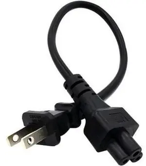 1FT C5 Female to NEMA 1-15P Male AC Power Extension Cord, 3 Prong 0.75mm² Wire, Laptop Power Cable Adapter C5 to 1-15P Power Plug 1FT C5 Female to NEMA 1-15P Male AC Power Extension Cord, 3 Prong 0.75mm² Wire, Laptop Power Cable Adapter C5 to 1-15P Power Plug