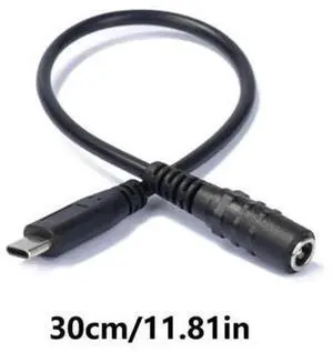 USB Type C Male to DC 5.5x2.1mm Female Power Cable, Type-C to 5521 DC Power Jack Adapter Converter Cord, USB-C Input to DC 5.5*2.1 Female Connector for Router, LED Strip, CCTV Camera, Mini Electronic USB Type C Male to DC 5.5x2.1mm Female Power Cable, Type-C to 5521 DC Power Jack Adapter Converter Cord, USB-C Input to DC 5.5*2.1 Female Connector for Router, LED Strip, CCTV Camera, Mini Electronic