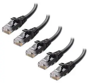 Cable Matters 5-Pack Snagless Cat 6 Ethernet Cable 3ft, 10Gbps High Speed Cat6 Network Cord, Short RJ45 Patch Cable Black for Modem, Router, PC, Game Console, Home & Office Wired Network Cable Matters 5-Pack Snagless Cat 6 Ethernet Cable 3ft, 10Gbps High Speed Cat6 Network Cord, Short RJ45 Patch Cable Black for Modem, Router, PC, Game Console, Home & Office Wired Network