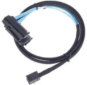 1M Mini SAS HD SFF-8643 to SFF-8482 29Pin Breakout Fan-Out Cable with SATA Power, Internal Server Cable for RAID Controller to HDD, SFF8643 to SFF8482 Hard Drive Connection Wire 1M Mini SAS HD SFF-8643 to SFF-8482 29Pin Breakout Fan-Out Cable with SATA Power, Internal Server Cable for RAID Controller to HDD, SFF8643 to SFF8482 Hard Drive Connection Wire