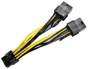 8Pin to Dual 8Pin (6+2) GPU Power Cable, Graphics Card Power Supply Wire Compatible with Tesla K80 M40 M60 P40 P100 Accelerator Cards for Server Workstation 8Pin to Dual 8Pin (6+2) GPU Power Cable, Graphics Card Power Supply Wire Compatible with Tesla K80 M40 M60 P40 P100 Accelerator Cards for Server Workstation