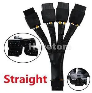 PCIe 5.0 12VHPWR 16Pin (12+4Pin) to 4x8Pin PCI-E GPU Power Adapter Cable, Conversion Cord Compatible with RTX 3090Ti, RTX 4080, RTX 4090 High Power Gaming Graphics Cards PCIe 5.0 12VHPWR 16Pin (12+4Pin) to 4x8Pin PCI-E GPU Power Adapter Cable, Conversion Cord Compatible with RTX 3090Ti, RTX 4080, RTX 4090 High Power Gaming Graphics Cards