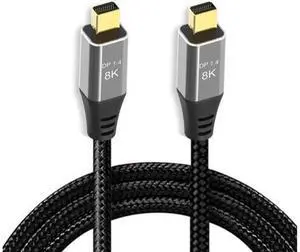 DP-014 Mini DisplayPort 1.4 Cable, Mini DP to MiniDP Ultra HD Video Cable, Supports 8K@60Hz 7680×4320 & 4K@144Hz, High Refresh Rate Cord for PC, Laptop, Monitor and Television DP-014 Mini DisplayPort 1.4 Cable, Mini DP to MiniDP Ultra HD Video Cable, Supports 8K@60Hz 7680×4320 & 4K@144Hz, High Refresh Rate Cord for PC, Laptop, Monitor and Television