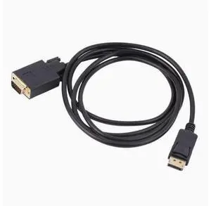 1.8m DisplayPort to VGA Conversion Cable, DP Male to VGA Male HD Video Converter Cord, Built-in Chip DP to VGA Adapter Cable for PC Laptop Monitor Projector Display Video Connection 1.8m DisplayPort to VGA Conversion Cable, DP Male to VGA Male HD Video Converter Cord, Built-in Chip DP to VGA Adapter Cable for PC Laptop Monitor Projector Display Video Connection