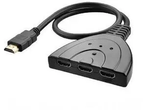 3 Port HDMI 3 in 1 Out Auto Switcher Splitter Hub, 1080P Automatic HDMI Switch with Cable, HDMI Signal Switch Box for Connecting HDTV, DVD Player, Game Console, Set-Top Box & Multimedia Devices 3 Port HDMI 3 in 1 Out Auto Switcher Splitter Hub, 1080P Automatic HDMI Switch with Cable, HDMI Signal Switch Box for Connecting HDTV, DVD Player, Game Console, Set-Top Box & Multimedia Devices