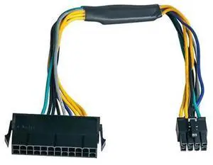 24 Pin to 8 Pin ATX PSU Power Adapter Cable 12 Inch(30cm) 18AWG, Compatible with DELL OptiPlex 3020 7020 9020 Precision T1700, Standard 24Pin ATX Power Supply to 8Pin Motherboard Power Converter 24 Pin to 8 Pin ATX PSU Power Adapter Cable 12 Inch(30cm) 18AWG, Compatible with DELL OptiPlex 3020 7020 9020 Precision T1700, Standard 24Pin ATX Power Supply to 8Pin Motherboard Power Converter