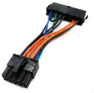 Notebook ATX 24Pin to 10Pin PSU Main Power Supply Adapter Cable, Standard 24 Pin ATX Power Converter Cord for Proprietary 10Pin Motherboard, PC Power Upgrade Conversion Wiring Harness Notebook ATX 24Pin to 10Pin PSU Main Power Supply Adapter Cable, Standard 24 Pin ATX Power Converter Cord for Proprietary 10Pin Motherboard, PC Power Upgrade Conversion Wiring Harness