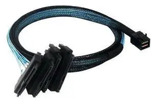 1M Mini SAS HD SFF-8643 29Pin Male to 4X SFF-8482 29Pin SAS Fan-Out Cable, 12Gbps Server Breakout Data Cable for RAID Controller, SAS HDD SSD Storage Connection 1M Mini SAS HD SFF-8643 29Pin Male to 4X SFF-8482 29Pin SAS Fan-Out Cable, 12Gbps Server Breakout Data Cable for RAID Controller, SAS HDD SSD Storage Connection