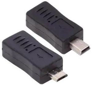 2 Pack Mini USB 2.0 Male to Micro USB Female & Micro USB Male to Mini USB Female Adapter, Bidirectional Mini / Micro USB Conversion Plug, USB 2.0 Connector for Old Digital Devices 2 Pack Mini USB 2.0 Male to Micro USB Female & Micro USB Male to Mini USB Female Adapter, Bidirectional Mini / Micro USB Conversion Plug, USB 2.0 Connector for Old Digital Devices