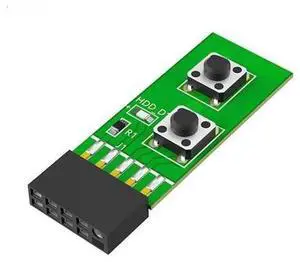 2×5Pin to Power On/Off & Reset Button Switch Board Adapter with HDD Activity LED Indicator, Desktop PC FrontPanel Converter Board, Compatible with Windows 7/10/11 for Chassis DIY Repair Replacement 2×5Pin to Power On/Off & Reset Button Switch Board Adapter with HDD Activity LED Indicator, Desktop PC FrontPanel Converter Board, Compatible with Windows 7/10/11 for Chassis DIY Repair Replacement