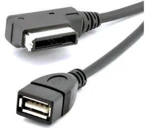 Car Music Interface AMI MMI to USB Female Adapter Cable, OEMStyle MediaIn Cord for Audi A3 A4 A5 A6 A8 Q5 Q7 Q8 VW, Play Music from USB Flash Drive for Factory Car Infotainment System Car Music Interface AMI MMI to USB Female Adapter Cable, OEMStyle MediaIn Cord for Audi A3 A4 A5 A6 A8 Q5 Q7 Q8 VW, Play Music from USB Flash Drive for Factory Car Infotainment System