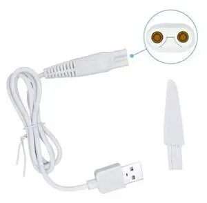 USB Replacement Charging Cable for Finishing Touch Flawless Body, Rechargeable Cord for Womens Electric Shaver & Body Trimmer, 5V USBA Power Cord for Lost or Damaged Original Charger USB Replacement Charging Cable for Finishing Touch Flawless Body, Rechargeable Cord for Womens Electric Shaver & Body Trimmer, 5V USBA Power Cord for Lost or Damaged Original Charger