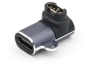 3D Elbow Charging Converter Adapter for Garmin Fenix 7X/6/6S/6X Venu 2/2S, TypeC / 8Pin / MicroUSB Female to Garmin Watch Charging Port, Portable Travel Smart Watch Charger Connector 3D Elbow Charging Converter Adapter for Garmin Fenix 7X/6/6S/6X Venu 2/2S, TypeC / 8Pin / MicroUSB Female to Garmin Watch Charging Port, Portable Travel Smart Watch Charger Connector